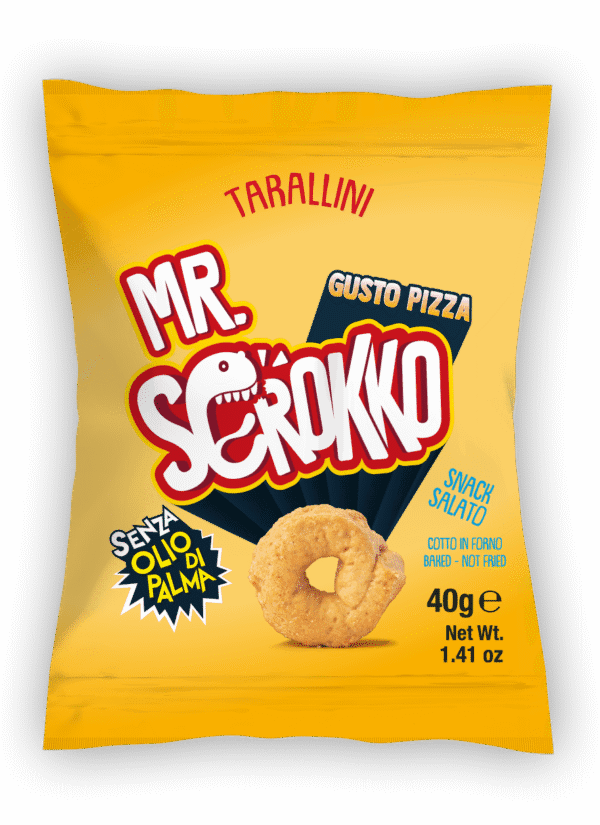 Snacki Mr.Scrokko Tarallini Pizza 40 g