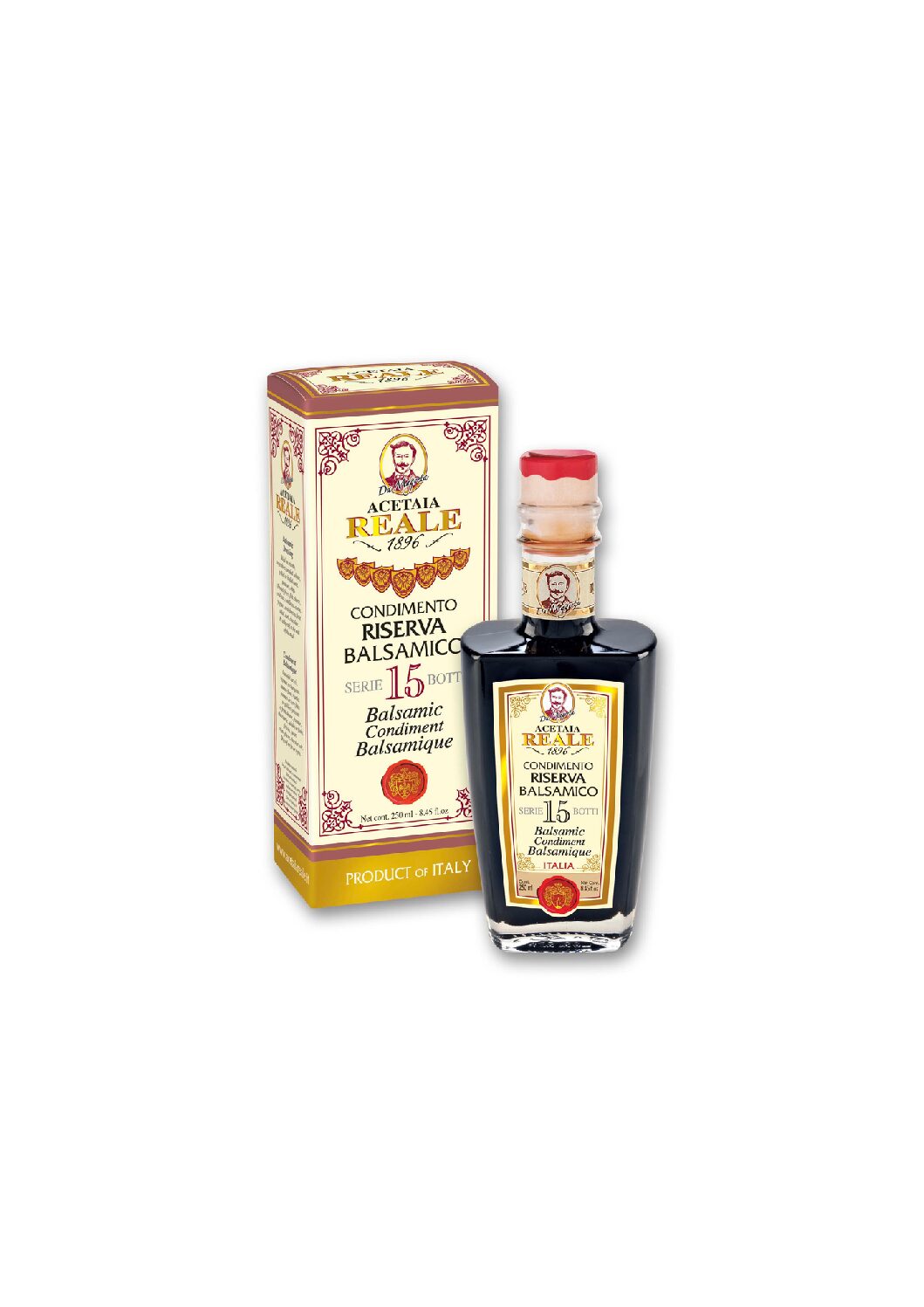 Balsamico condimento 15 lat dojrzewania 100% moszczu winogron 250ml