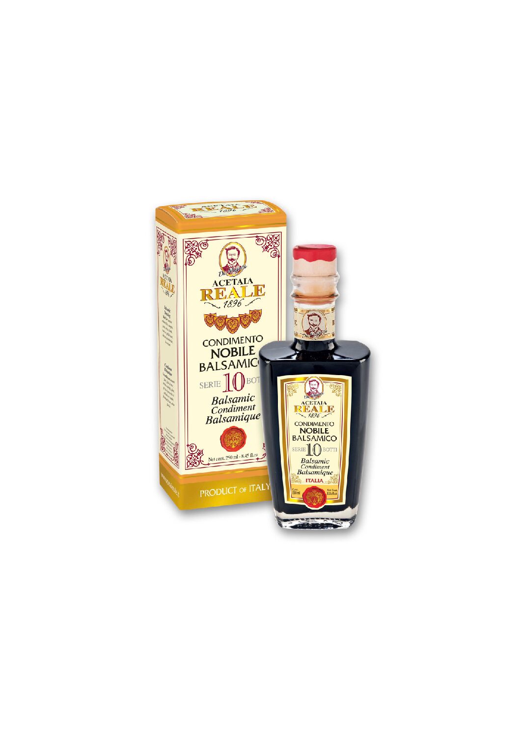 Balsamico condimento 10 lat dojrzewania 100% moszczu winogron 250 ml