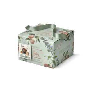 panettone z kremem brzoskwiniowym